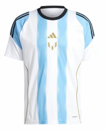 Adidas Messi Training Jersey Fodboldtrøje Hvid Blå
