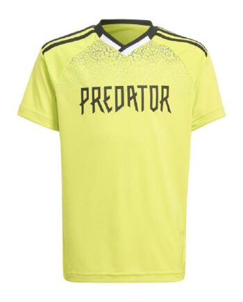 Adidas Predator Kortærmet Fodboldtrøje Til Børn Gul