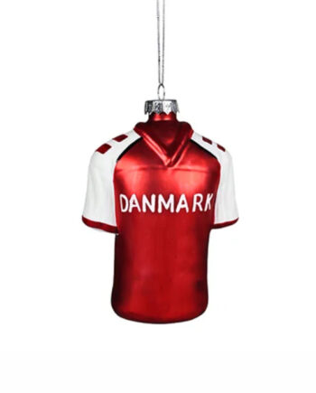 Danmark Fodbold Tee Shirt Til Ophæng Rød Det Gamle Apotek