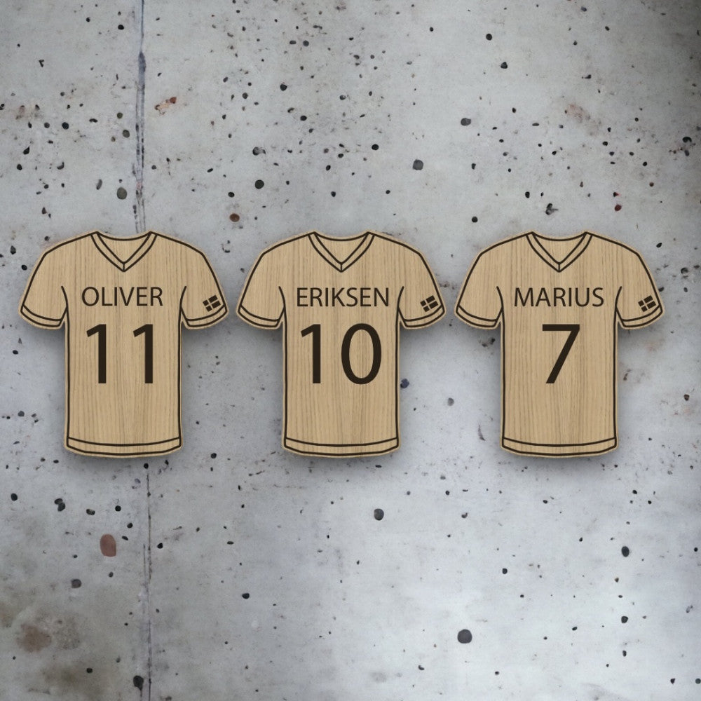 Fodboldtrøje Med Navn Nej Tak