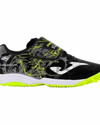 Joma Sport Super Copa 2401 Indendørs Fodboldstøvler Til Børn Sort Str