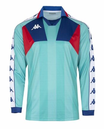 Kappa Amario Kortærmet Fodboldtrøje Til Mænd Blå Rød