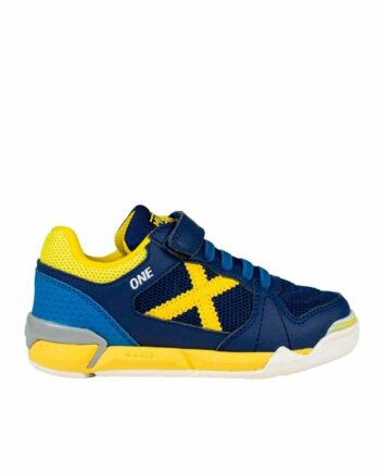 Munich One Kid Indendørs Fodboldstøvler Til Børn Blå Str