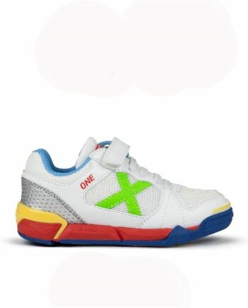 Munich One Kid Indendørs Fodboldstøvler Til Børn Hvid Str