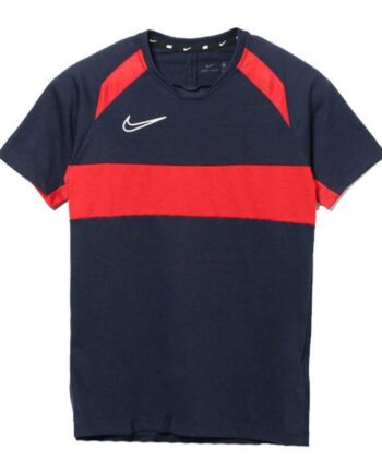 Nike Dri Fit Academy Kortærmet Fodboldtrøje Til Børn Mørkeblå
